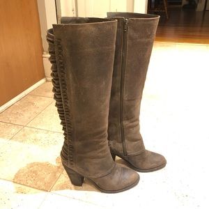 Carlos Santana Leather Boots